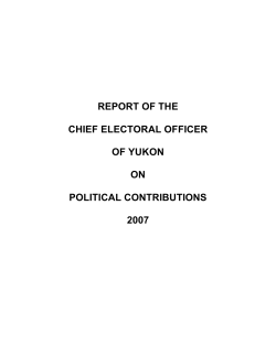 Elections Yukon