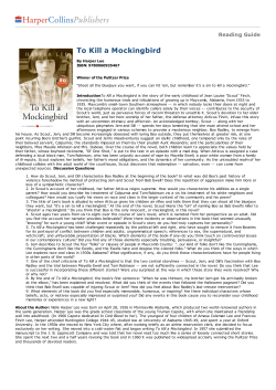 To Kill a Mockingbird