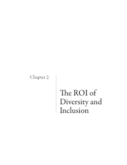 The ROI of Diversity and Inclusion