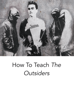 How To Teach The Outsiders