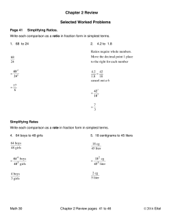 Chap 2 Review pages 41-46