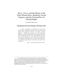 Meyer, Pierce, and the History of the Entire Human Race: Barbarism