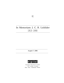 The Computer as a Communication Device