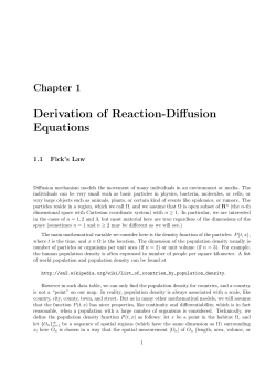 Derivation of Reaction