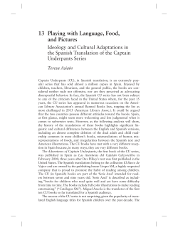 13 Playing with Language, Food, and Pictures