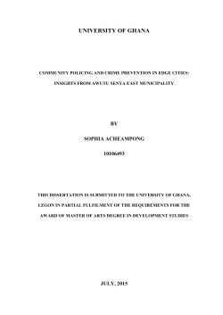 Community Policing and Crime Prevention in Edge Cities Insights