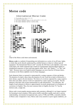 Morse Code - EX-SUR.COM - EX-SUR.COM