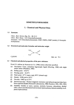 Dimethylformamide - IARC Monographs on the Evaluation of