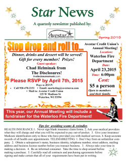 Cost: $5 a person - Avestar Credit Union