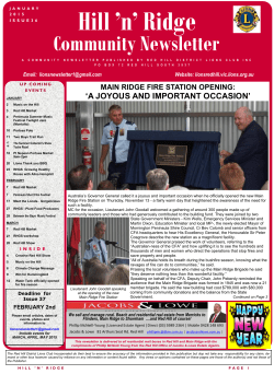 Hill `n` Ridge - Red Hill District Lions Club