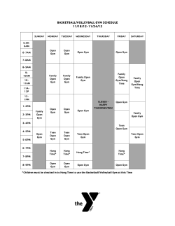 basketball/volleyball gym schedule 11/18/12-11/24