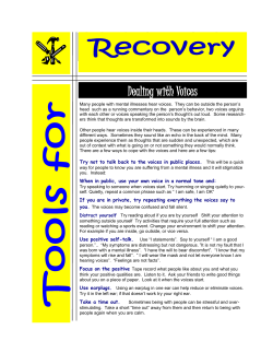 Dealing with Voices - Colorado Health Partnerships