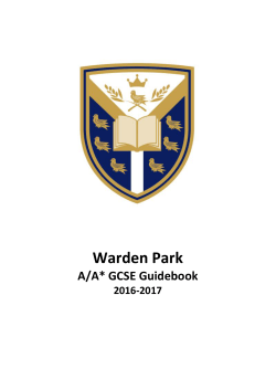 A*/A Guidebook 2016-2017