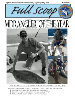 2012-03 FullScoop - Marina Del Rey Anglers
