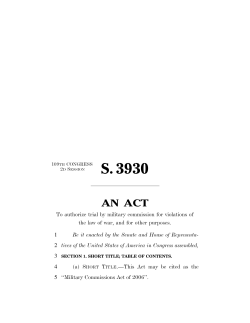 Military Commissions Act of 2006