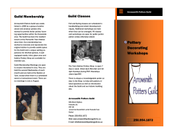 Pottery Decorating Workshops