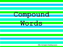 Compound Words