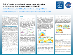 Role of clouds, aerosols, and aerosol-cloud interaction in
