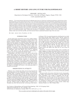 Retallack 2013 paleopedology history - UO Blogs