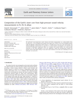 Composition of the Earth`s inner core from high