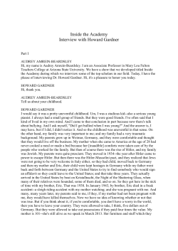 Howard Gardner - Transcript