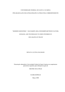 Modern monsters, old habits: relationships between nature, humans