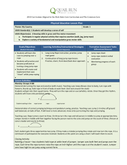 Physical Education Lesson Plan