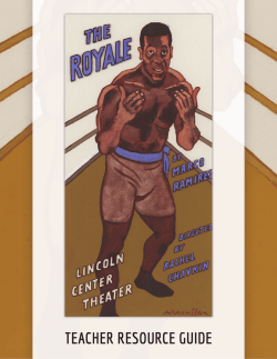 THE ROYALE Teacher Resource Guide
