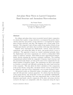 Anti-plane Shear Waves in Layered Composites: Band Structure