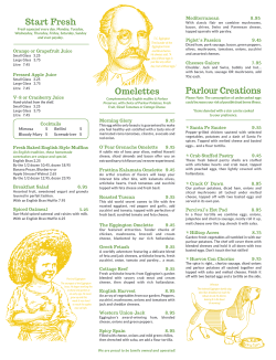 Omelettes Parlour Creations