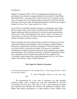 Covarrubias Exhibition Labels