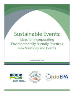 Sustainable Events