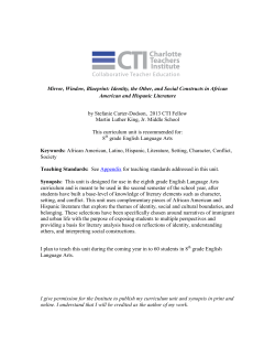 Final Unit  - Charlotte Teachers Institute