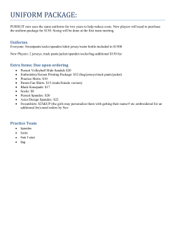 uniform package - Rancho