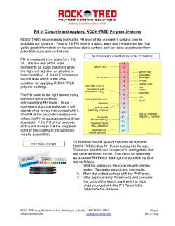 How to Perform PH Testing on Concrete Substrates Prior