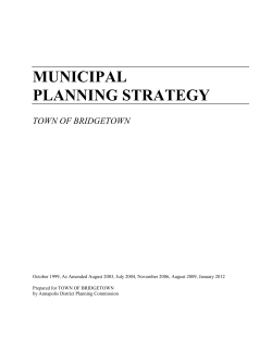 Municipal Planning Strategy