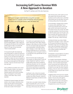 Increasing Golf Course Revenue With A New Approach to