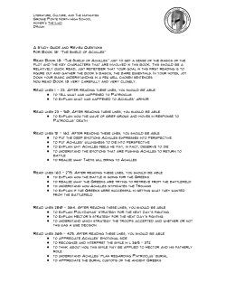 0034.Iliad_Study Guide_Book 18 - Grosse Pointe Public School