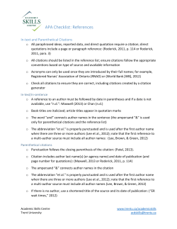 References - Trent University