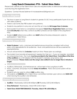 Lang Ranch Elementary PTA