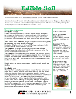 Edible Soil - Kansas Farm Bureau