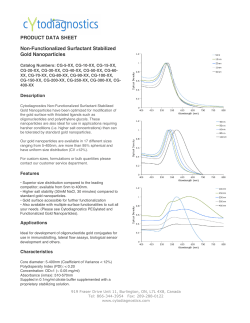 Product Sheet - Cytodiagnostics