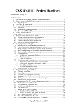 Handbook - NUS School of Computing