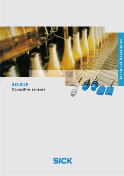 SENSICK Capacitive sensors