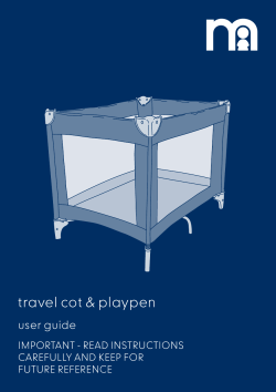 Travel Cot - Mothercare
