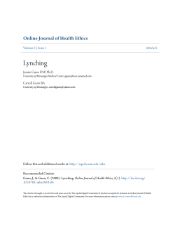 Lynching - The Aquila Digital Community