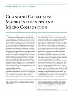 Changing Caseloads: Macro Influences and Micro Composition