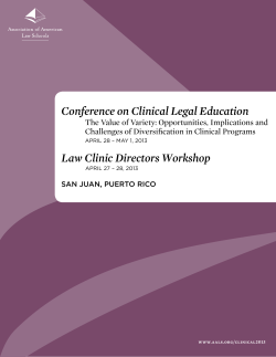 Conference on Clinical Legal Education