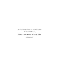 Chapter 1: The Islamic Revolution and its Legacy