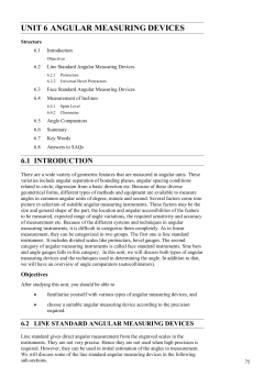 unit 6 angular measuring devices